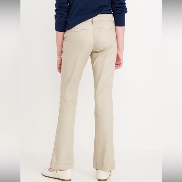 Girls Slim Bootcut School Uniform Pants - Picture 2 of 4